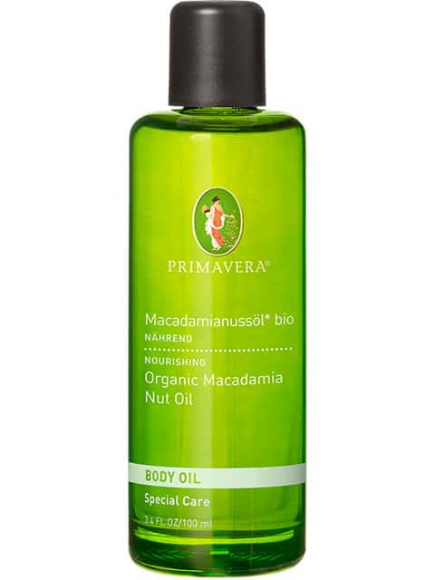 Macadamia nut oil organic base oil from Primavera