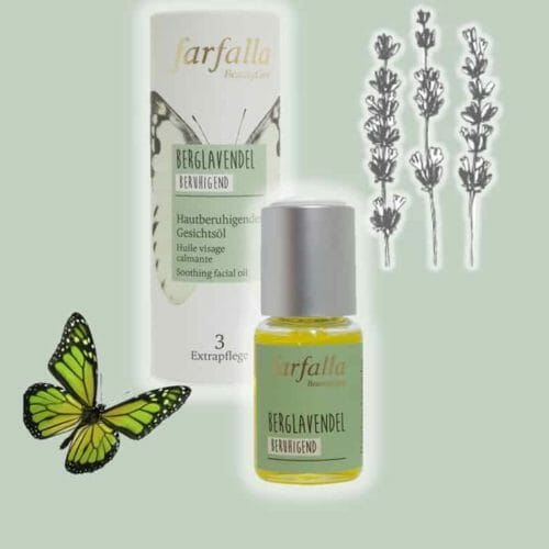 Berglavendel Hautberuhigendes Gesichtsoel beruhigend farfalla
