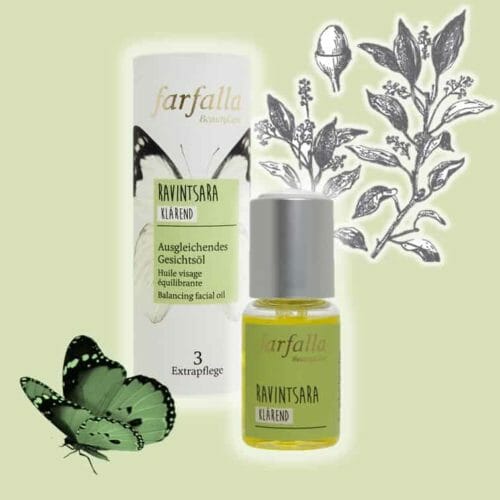 Балансирующее масло для лица с мадагаскарской равинтсарой farfalla