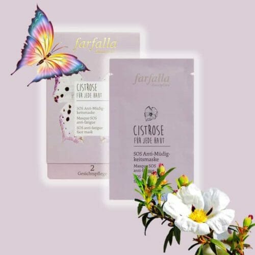 Cistrose fuer jede Haut SOS Anti-Muedigkeitsmaske farfalla