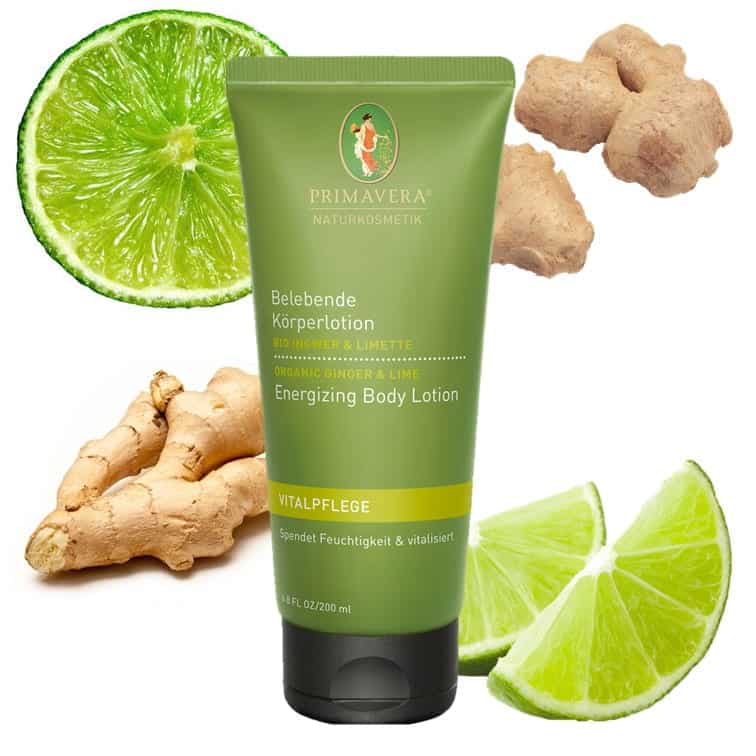 Оживляющий лосьон для тела Имбирь-Лайм Primavera life