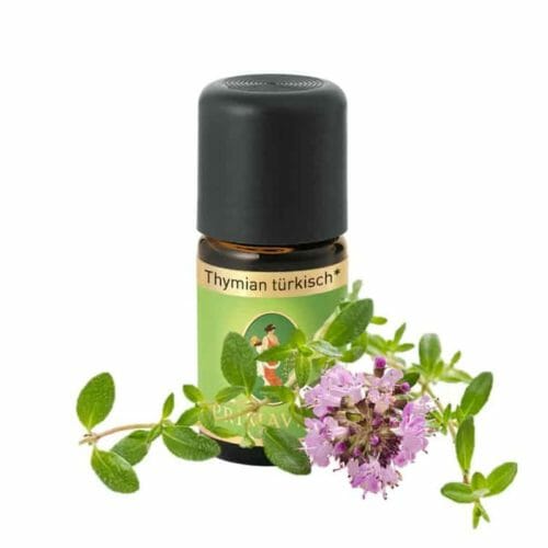 Tymian türkisch bio Ätherisches Öl. Naturrein, intensiv, hilfreich bei vielen Gelegenheiten, körperlich als auch bei Problemen der Seele unterstützend.