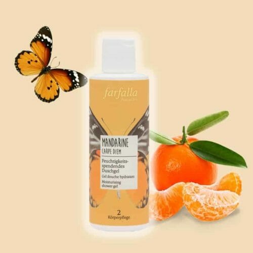 Feuchtigkeitsspendendes Duschgel Mandarine Carpe Diem Farfalla