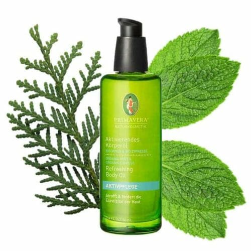 Body Oil Organic Mint & Organic Cypress Primavera