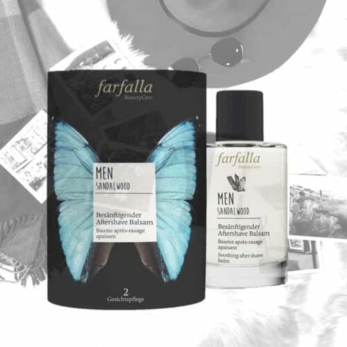 men Sandalwood Natural After Shave Balm Farfalla