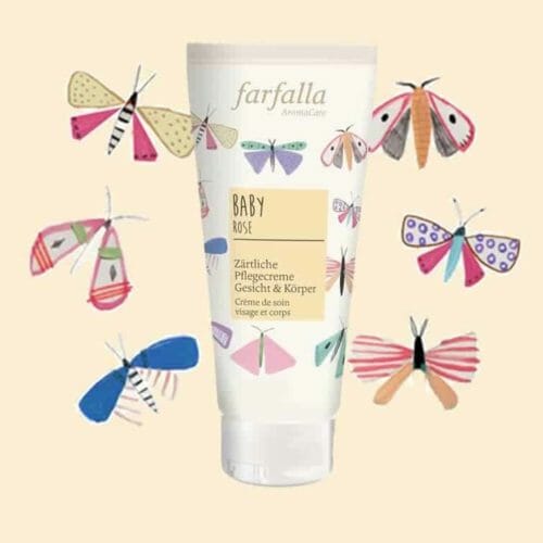 Нежный детский крем для лица и тела, Роза farfalla