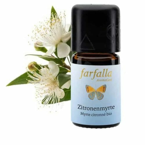 Lemon myrtle essential oil organic by Farfalla