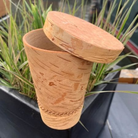 Trink Becher to go aus Birkenrinde! Handarbeit-jeder Becher ein Unikat! Hält Getränke auch im Winter lange warm!