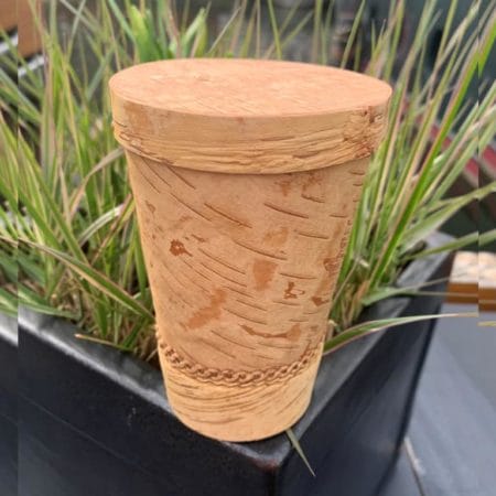 Trink Becher to go aus Birkenrinde! Handarbeit-jeder Becher ein Unikat! Hält Getränke auch im Winter lange warm!