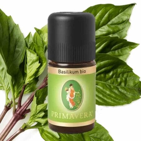 Basil organic essential oil from Primavera