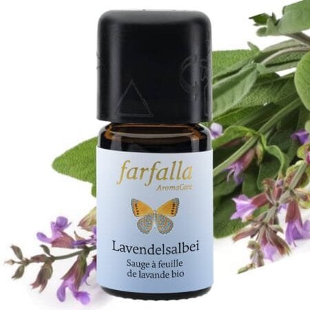 Лавандовый шалфей (без кетонов) эфирное масло био Farfalla
