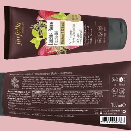 Освежающий гель для ног Легкая походка farfalla