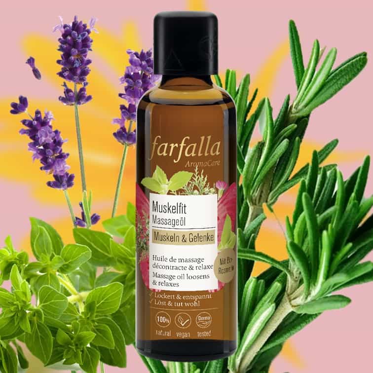 Массажное масло Мышцы в порядке farfalla 1 Muskelfit Massageöl von farfallaМассажное масло Мышцы в порядке farfalla