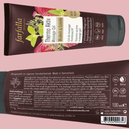 Массажный гель Термоактивный farfalla